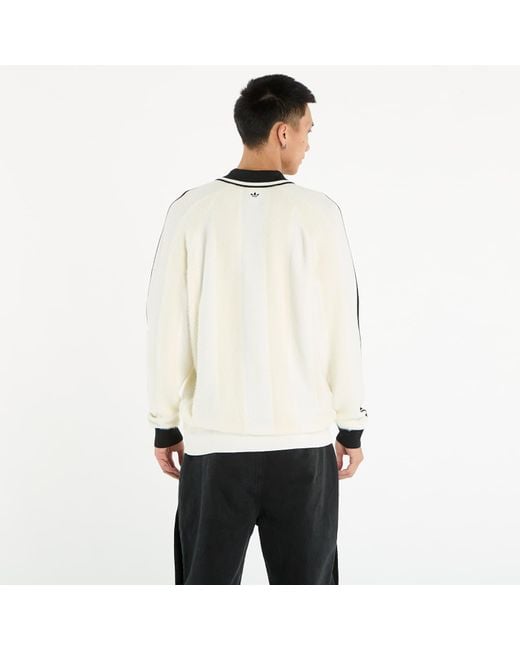 Adidas Originals White Jersey Adidas Premium Knitted Jersey Cream/ Preloved for men