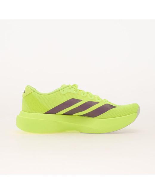 Adidas Originals Yellow Sneakers Adidas Adizero Evo Sl Woven M Solar/ Aurora Plum/ Powder Plum for men