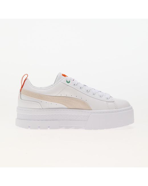 PUMA White Sneakers Mayze Lth Wn's