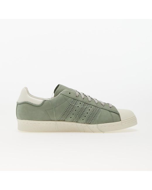Y-3 Green Superstar Silver / Off White / Light Brown