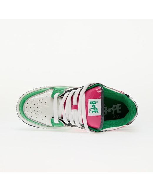 A Bathing Ape Green Sneakers New Bape Sk8 Sta 2 M1 for men