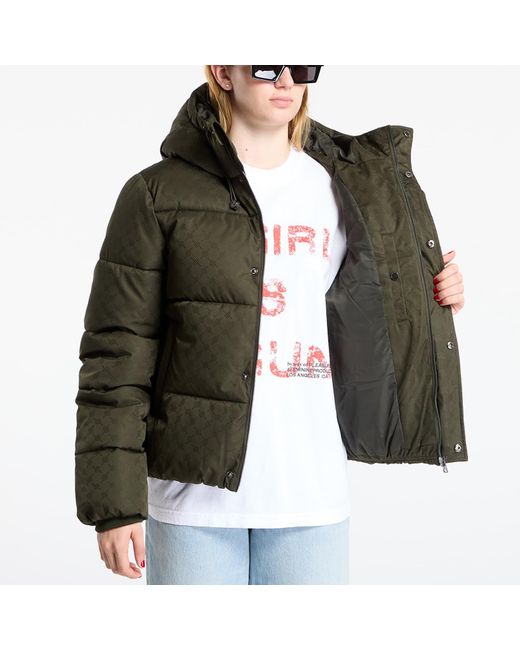 Daily Paper Green Jacket Monogram Puffer Jacket