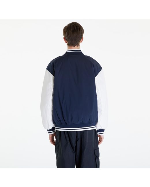 Tommy Hilfiger Blue Colorblock Varsity Jacket for men