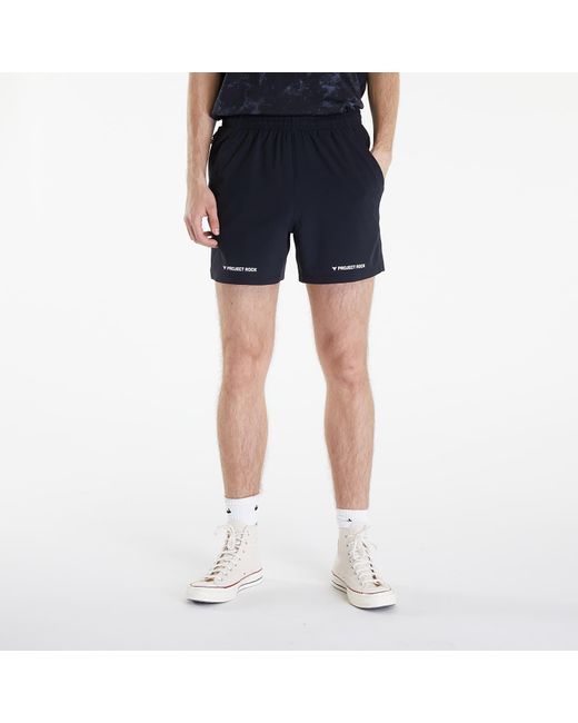 Under Armour Blue Project Rock Ultimate 5" Training Short Black/ White for men