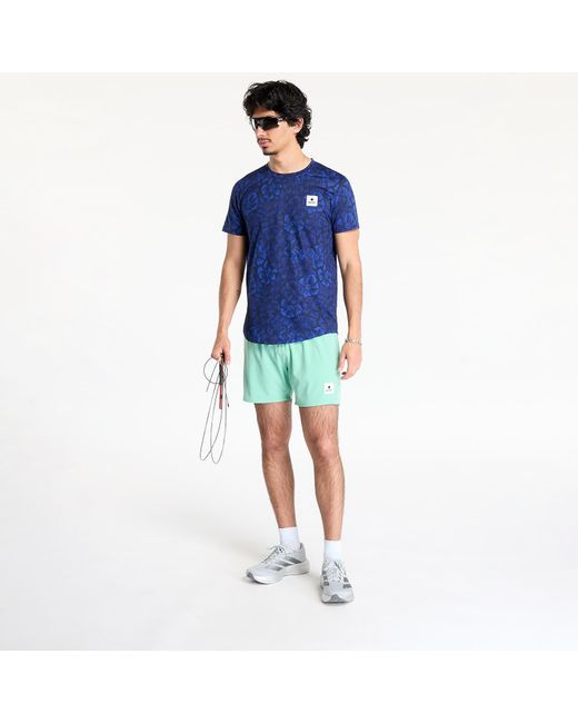 Saysky T-Shirt Flower Combat T-Shirt in Blue für Herren