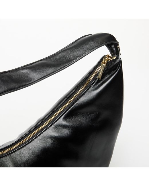 Calvin Klein Black Bag Pinched Soft Crescen