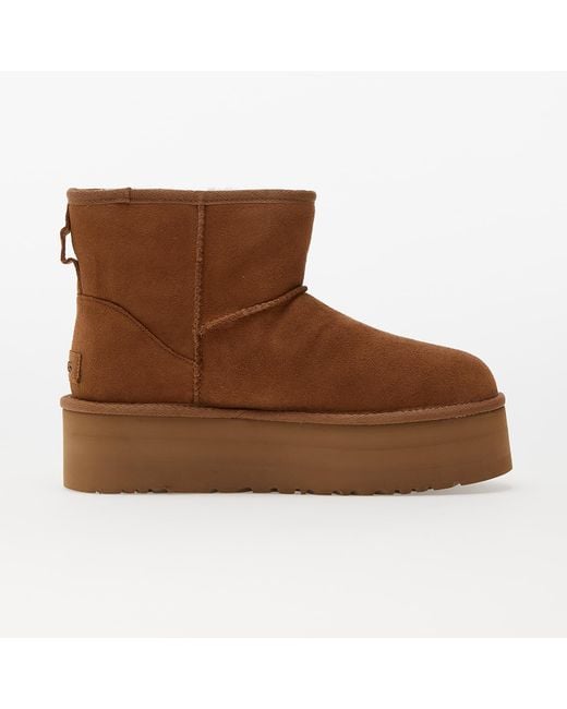 Ugg Brown W classic mini platform chestnut