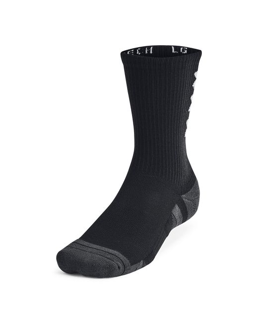 Under Armour Black Perf Tech Nov 3-Pack Crew