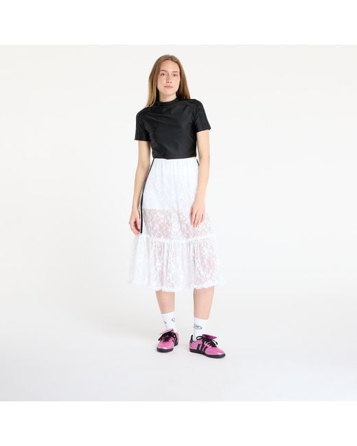adidas Originals Lace Skirt in White | Lyst