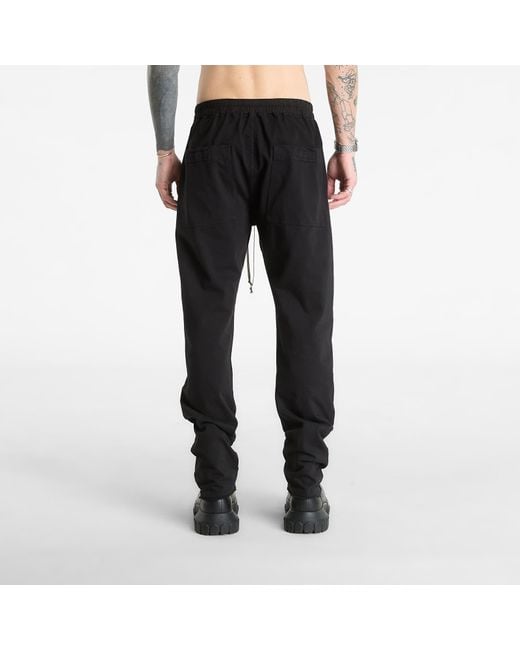 Rick Owens Black Pants Berlin Drawstring Pants for men