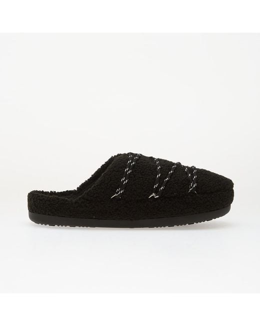 Moon Boot Black Sneakers Teddy Slipper