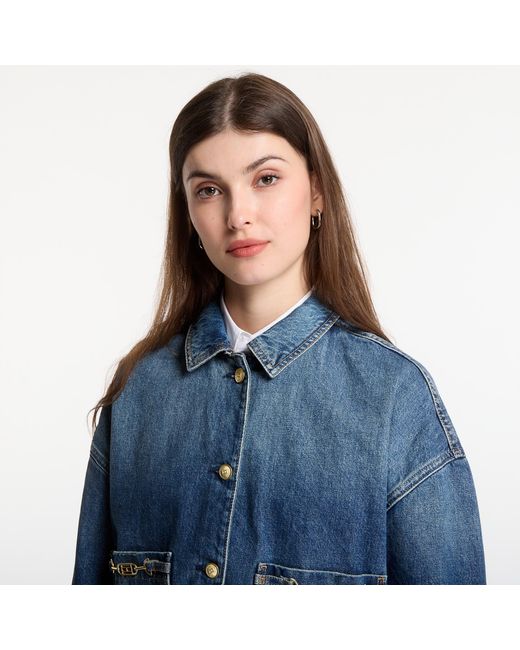 Tommy Hilfiger Blue Jacket Cropped Jacket