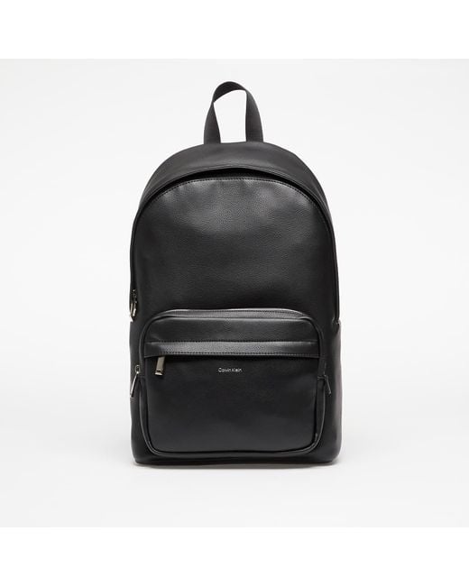 Calvin Klein Black Raised Round Backpack