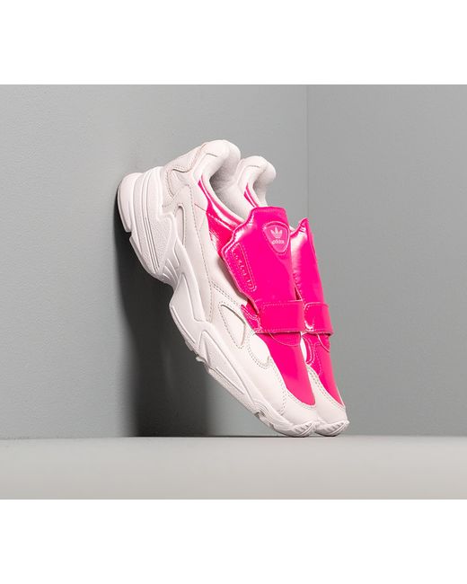 adidas falcon off white shock pink
