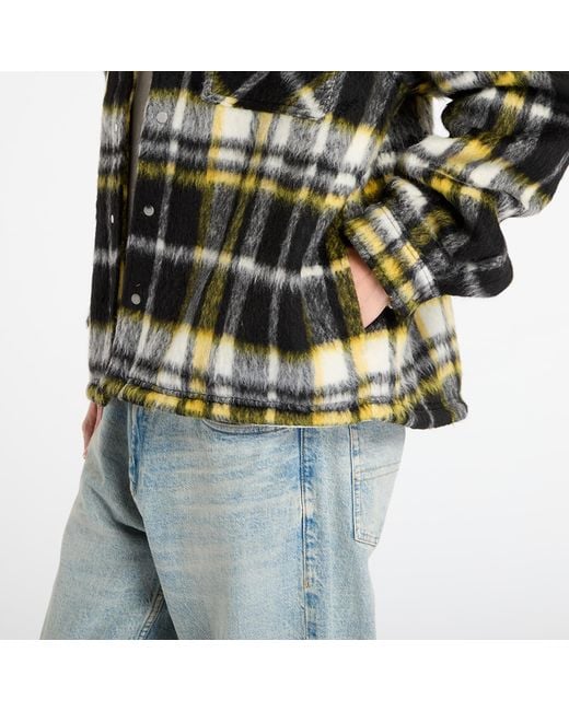 Represent Jas Textured Overshirt in het Green voor heren
