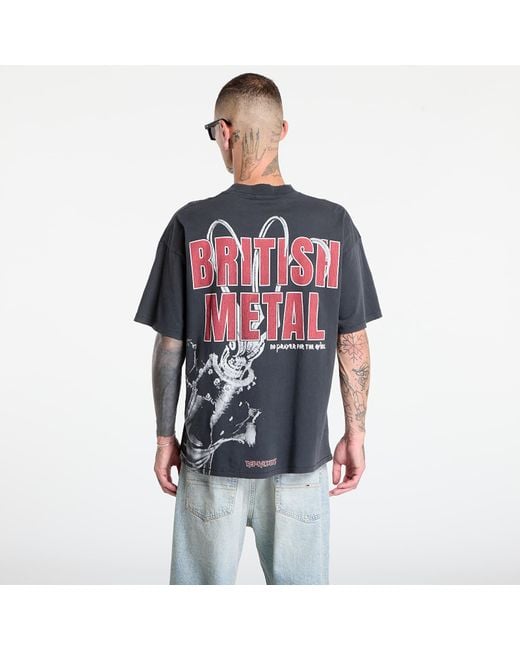 Represent T-Shirt X Iron Maiden British Metal T-Shirt in Blue für Herren