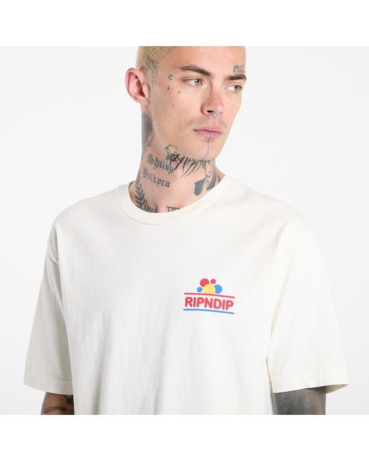 RIPNDIP White T-Shirt Wonder Nerm Tee for men