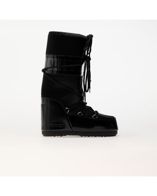 Moon Boot Black Shoes Icon Glance