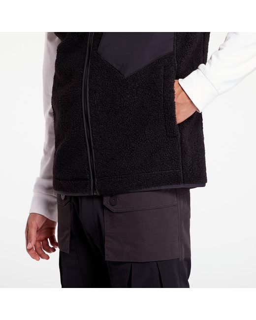 Gilet Adida Terrex Xploric High Pile Fleece Vet di Adidas Originals in Black da Uomo