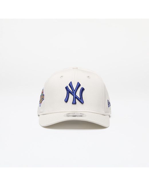 KTZ White New York Yankees World Series 9fifty Stretch Snap Cap Stone/ Dark Royal
