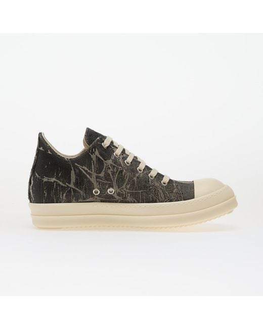 Rick Owens Black Sneakers Rick Owens Denim Shoes