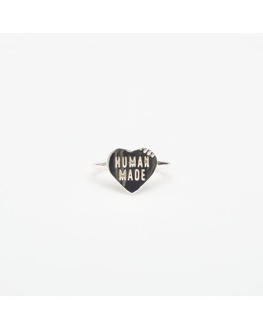 Human Made White Ring Heart Ring
