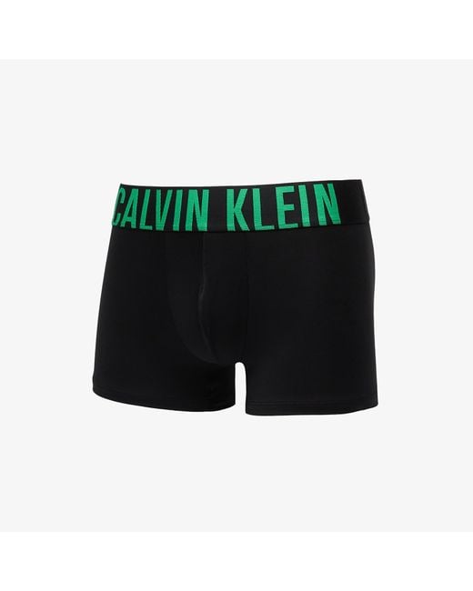 Calvin Klein Intense Power Microfiber Stretch Trunk 3-Pack in het Black voor heren