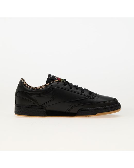 Reebok Black Sneakers X Wacko Maria Club C 85 Vintage Ltd/ Leopard/ Gum