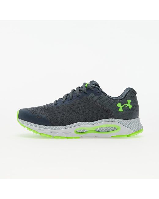 under armour grey and green shoes