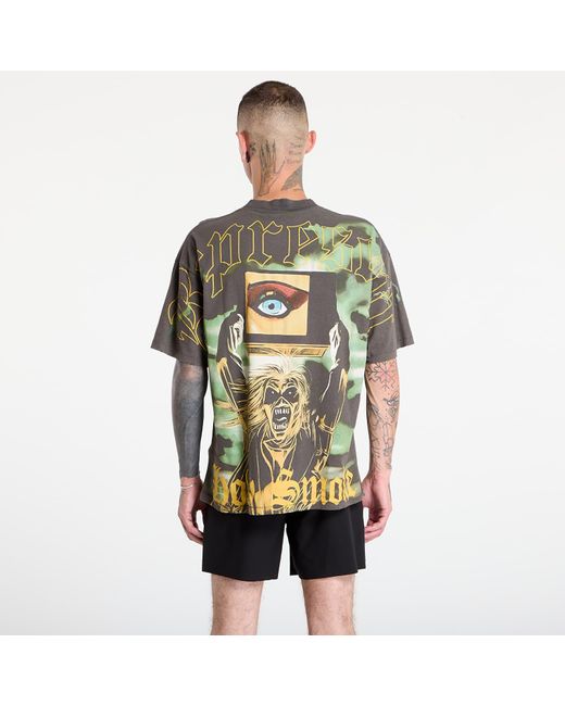 Represent T-Shirt X Iron Maiden Holy Smoke T-Shirt in Green für Herren