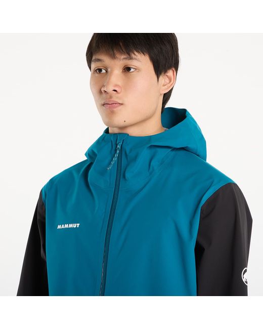 Veste linard guide hs hooded jacket men black/ deep teal xl Mammut pour homme en coloris Blue