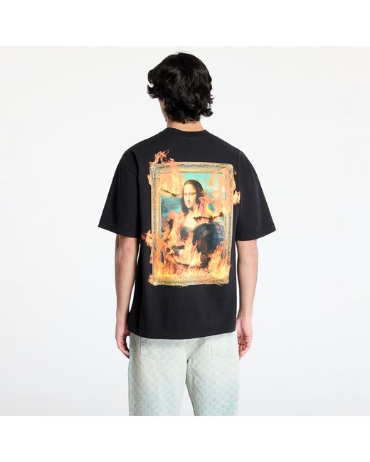 【PLEASURES】 BURN AGAIN T-SHIRT Black Pleasures T-Shirt Burn Again T-Shirt in Black for Men | Lyst
