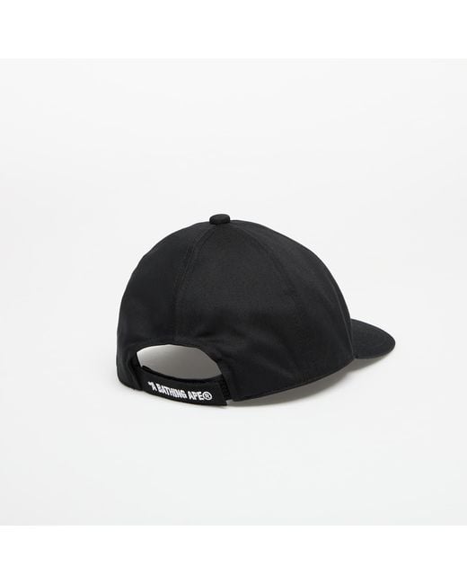 A Bathing Ape Black Mütze Logo Cap