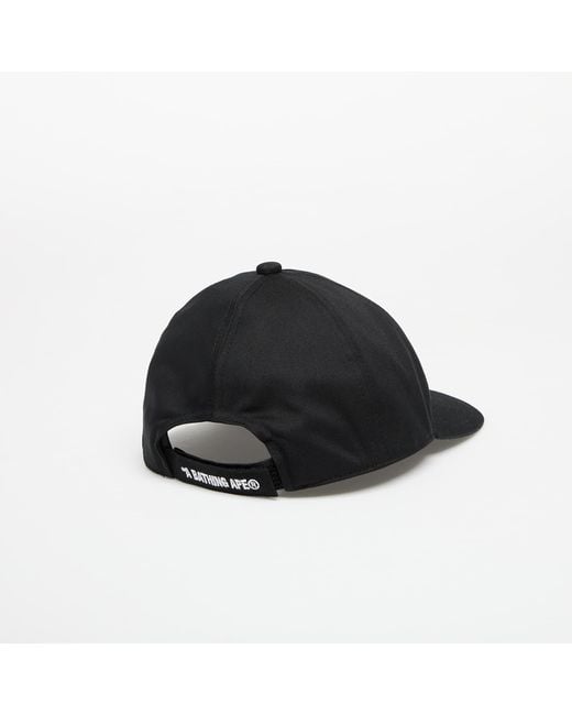 A Bathing Ape Black Mütze Logo Cap