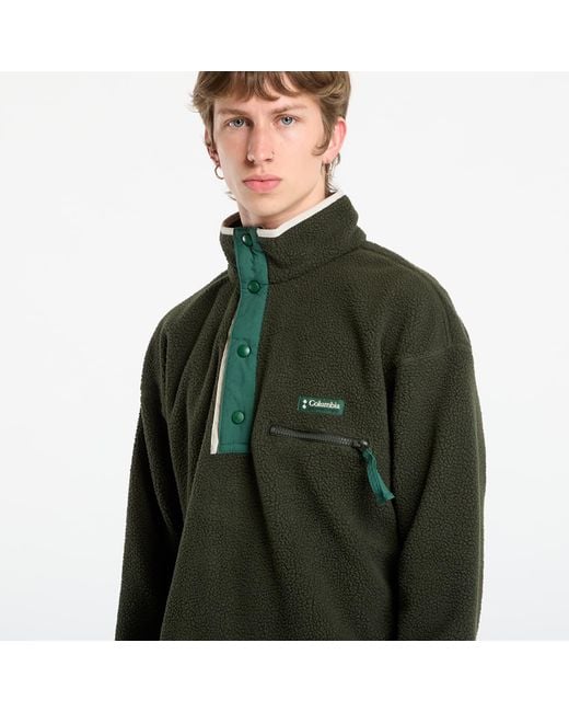 Columbia Sweatshirt Helvetia Ii Half Snap Fleece in Green für Herren