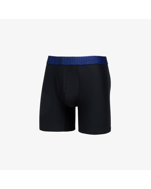 Under Armour Ua Performance Tech 6" Boxerjock 3-Pack Royal/ Gravel in Blue für Herren