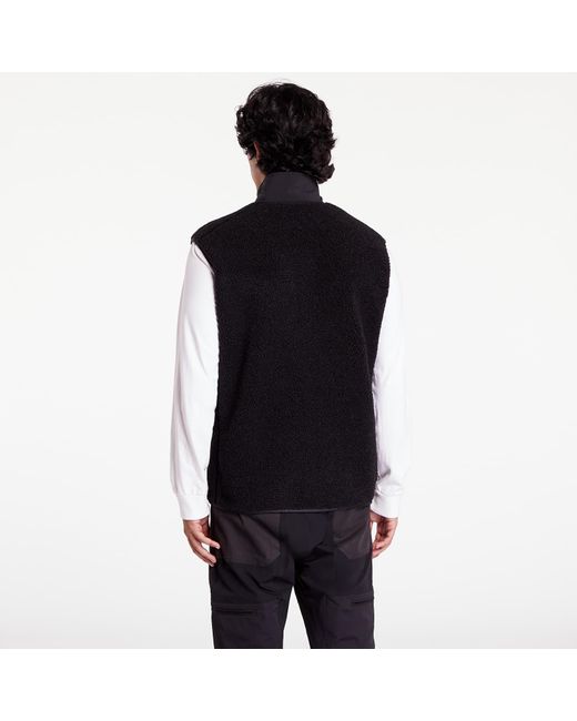 Gilet Adida Terrex Xploric High Pile Fleece Vet di Adidas Originals in Black da Uomo