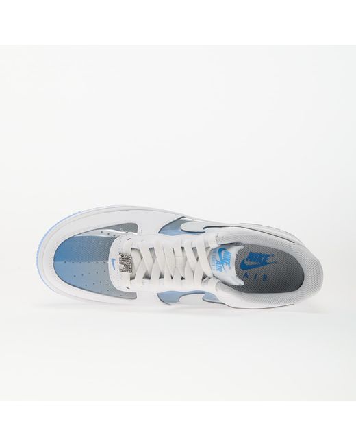Baskets air force 1 retro white/ pure platinum-university blue eur 44 Nike pour homme