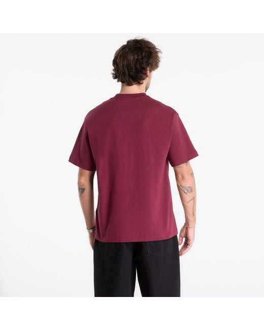 Vans Red T-Shirt Left Chest Ii Loose Ss T-Shirt for men