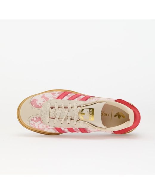 Adidas Originals Sneakers Adidas Gazelle Bold W Ftw/ Crew/ Better Scarlet Eur in het Pink