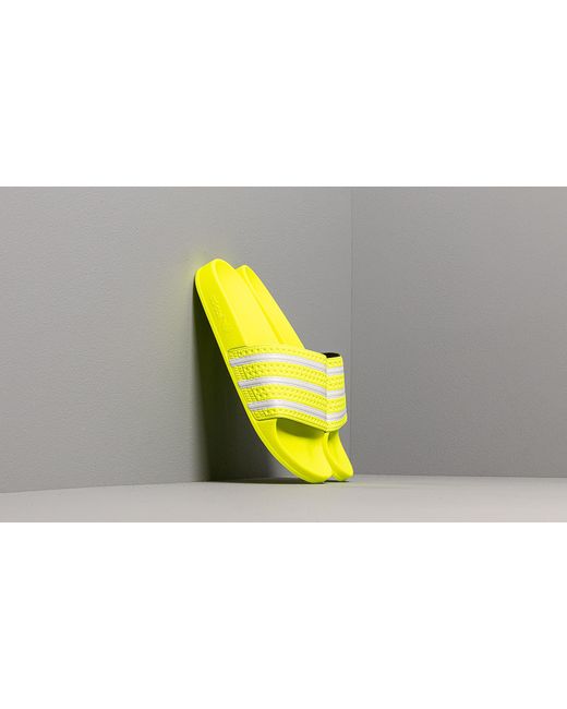 Adidas Originals Adidas Adilette Solar Yellow/ Ftw White/ Solar Yellow für Herren
