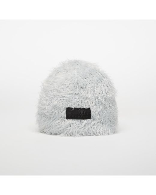 MM6 by Maison Margiela White Mütze Rtw Show Beanie