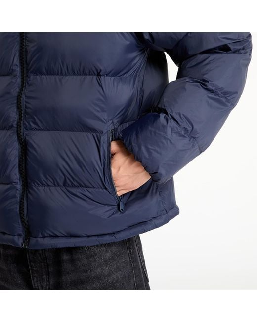 Calvin Klein Blue Jacket Jeans Ls Nylon Monogram Puff Jacket for men
