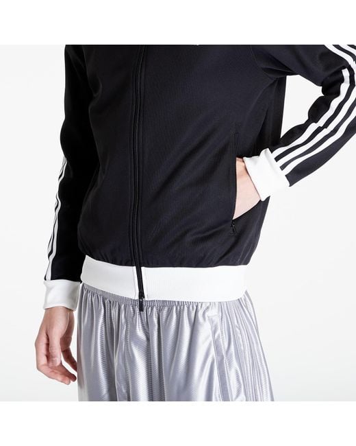 Adidas Originals Black Adidas Adicolor Classics Beckenbauer Track Top / White for men