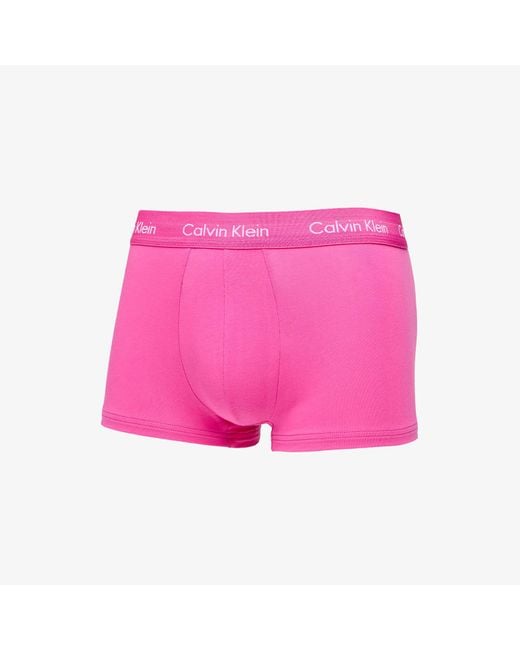 Calvin Klein Multicolor Cotton Stretch Low Rise Trunk 5-pack for men