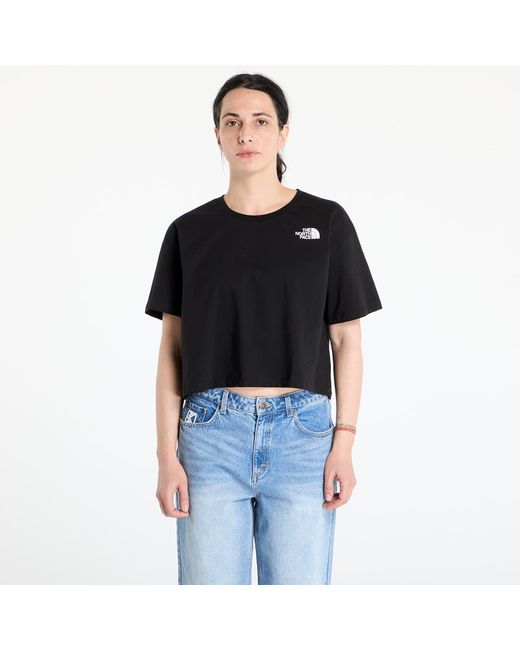 The North Face Black Cropped Simple Dome Tee