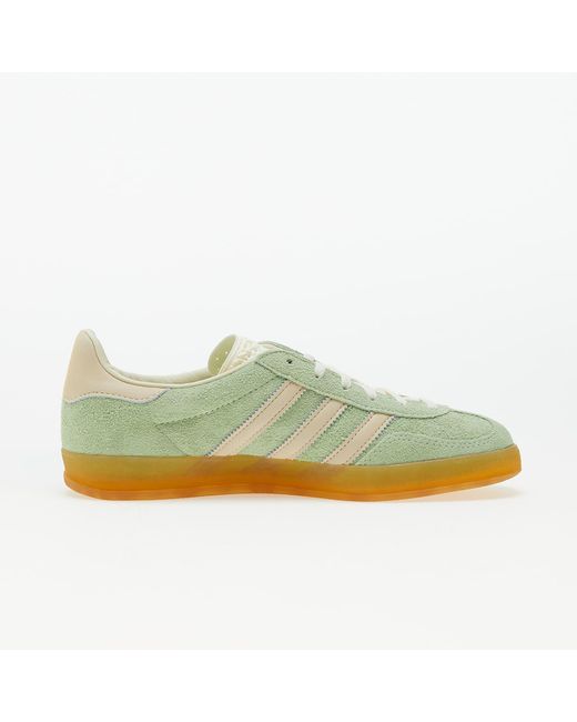 Adidas Originals Sneakers Adidas Gazelle Indoor W Semi Green Spark/ Almost Yellow/ Core White Us 5