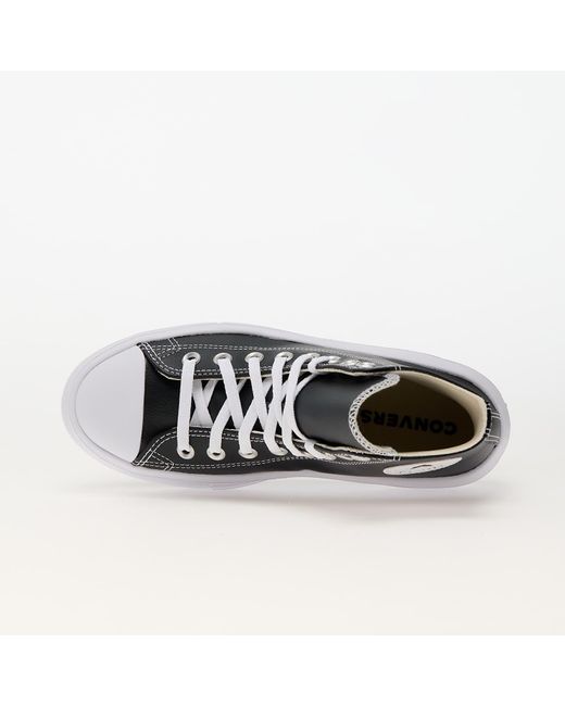 Converse Black Sneakers Chuck Taylor All Star Move Platform Leather/ Eur