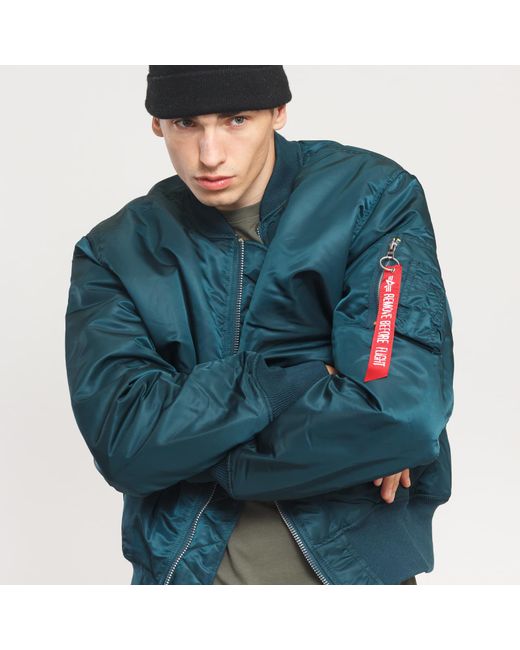 Alpha Industries Jacke Alpha Industries Ma-1 in Blue für Herren