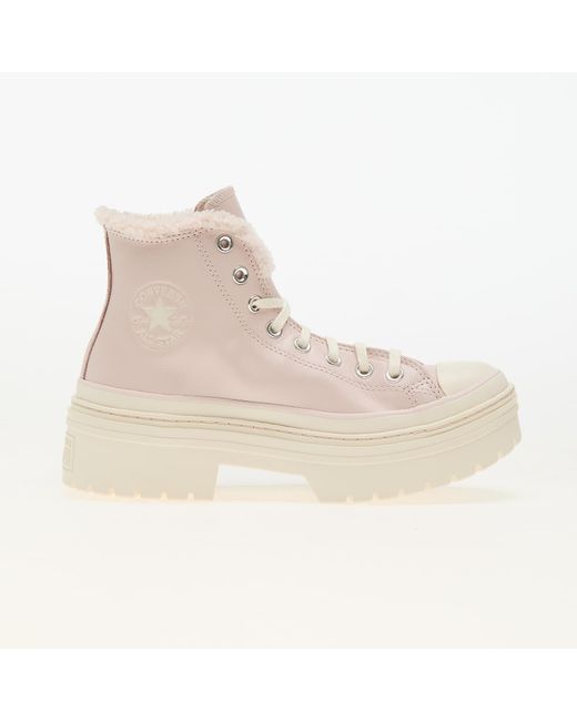 Converse Natural Sneakers Chuck Taylor All Star Lugged Heel Sherpa Blush Hush/ Egret/ Egret Eur